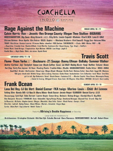 RAGE AGAINST THE MACHINE Officially Confirmed For COACHELLA VALLEY MUSIC AND ARTS FESTIVAL